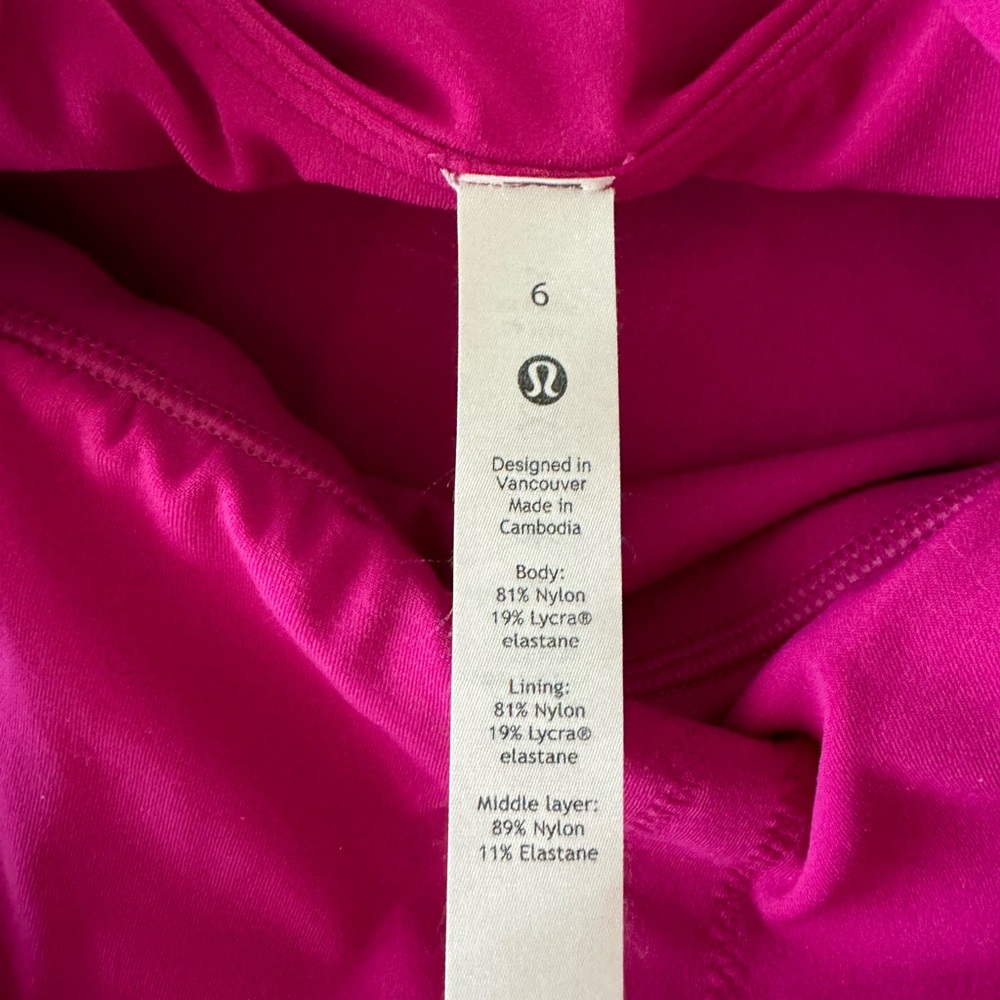 lululemon Align Tank Top in Ripened Raspberry Size 6 - Picture 6 of 6
